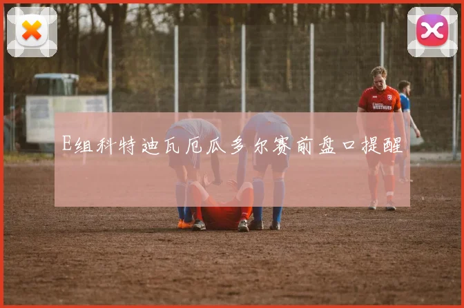 E组科特迪瓦厄瓜多尔赛前盘口提醒
