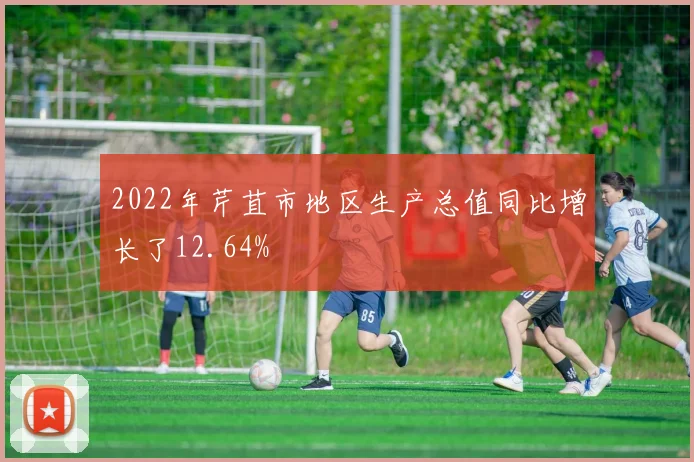 2022年芹苴市地区生产总值同比增长了12.64%