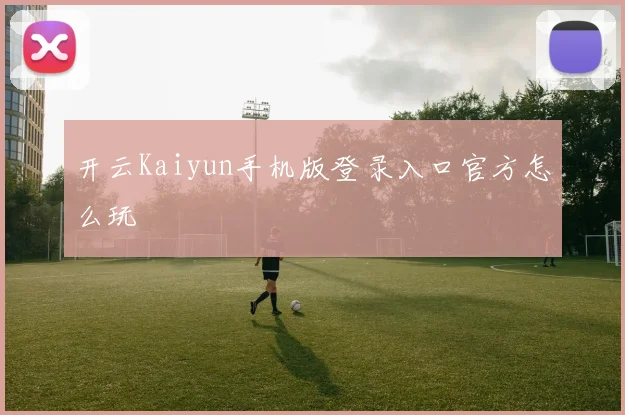 开云Kaiyun手机版登录入口官方怎么玩